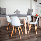 Silla Infantil Modelo Eames Blanca