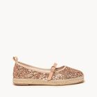 Campanilla Glitter Naranja Claro