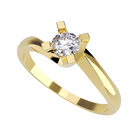 Anillo de Compromiso de 14K con Diamante de Laboratorio 0.20 CT F VS1 Talla 10 ORO AMARILLO 14K &ndash; / FJ706-20-14Y-LG-10