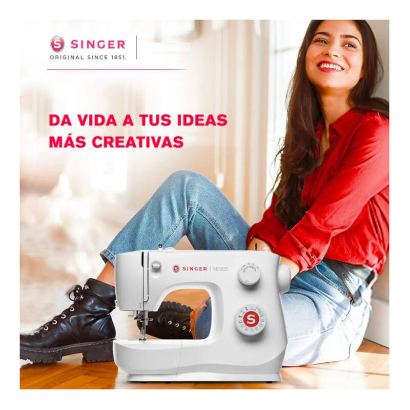 Maquina De Coser Singer M2405 Mecánica 8 Puntad... image number null