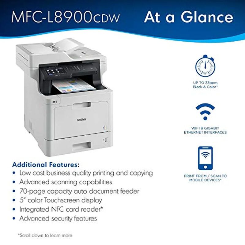 Brother MFCL8900CDW Impresora Multifuncional La... image number null