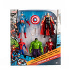 Figuras De Acci&oacute;n Capit&aacute;n Am&eacute;rica, Thor, Spider-man, Hulk E Iron Man Marvel 5 Pza Articuladas