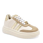 Moramora tenis para ni&ntilde;a beige dorado cod 140664-D