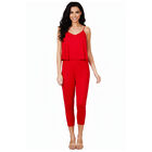 Jumpsuit Rojo Capri Tirantes Punto Active USA Talla-G