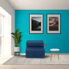 Sill&oacute;n Plegable Tipo Puff Atlas Basics Marino