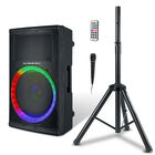 Bocina recargable con rgb 15" 160w Audiobahn FORTE15