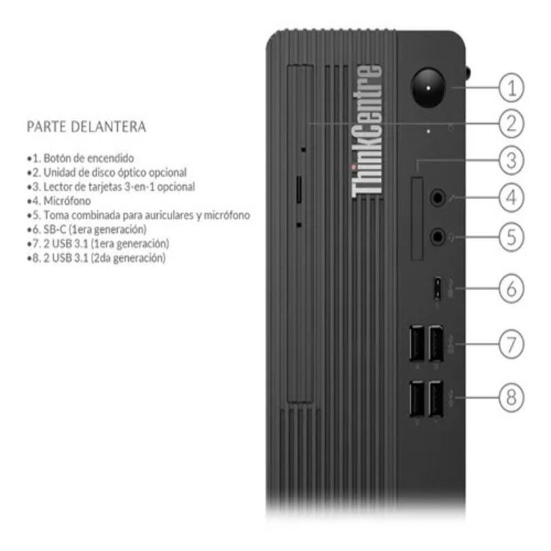 Computadora Lenovo Thinkcentre M70c Intel Core ... image number null