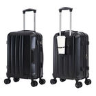 Maleta Viaje De Mano Ross&saks R&iacute;gida Ruedas 360&deg; Expandible Carry On Porta Vaso Negra