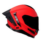 Casco Noss Ns-806 Cerrado S&oacute;lido Rojo Mate L