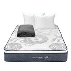 Colch&oacute;n Individual Ghana + Almohadas Royal Twin + Protector Lux