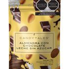 Almendra con chocolate leche sin az&uacute;car 100 gr