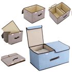 Caja Organizadora Plegable Con Divisiones Tapas Dobles