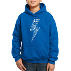 Sudadera Con Capucha Word Art Para Ni&ntilde;o - Lightning Bolt - Azul Rey