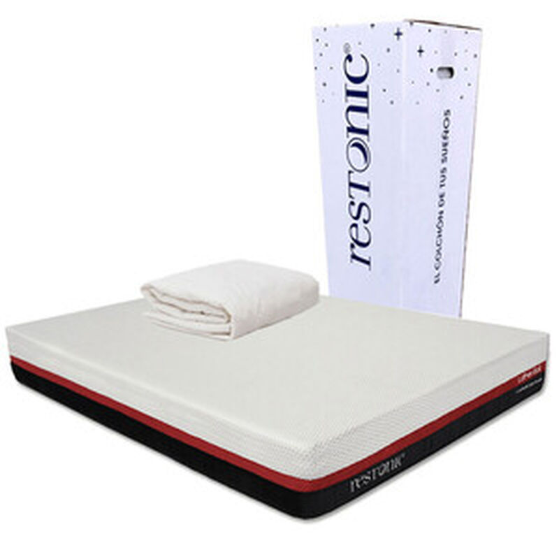 Colchón Matrimonial Restonic Roll+Protector Spr... image number null