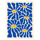 Cuadro Decorativo Impreso 40x60cm Margaritas Azules