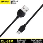 Awei Cl-61m Cable De Carga Micro Usb (negro)(2000mm)