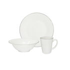 Vajilla de Cer&aacute;mica FOODE  12pzs Titanium