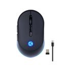 Mouse Inal&aacute;mbrico TechZone Thunder Recargable Bluetooth DPI Ajustable 1200 2400 3200 RGB