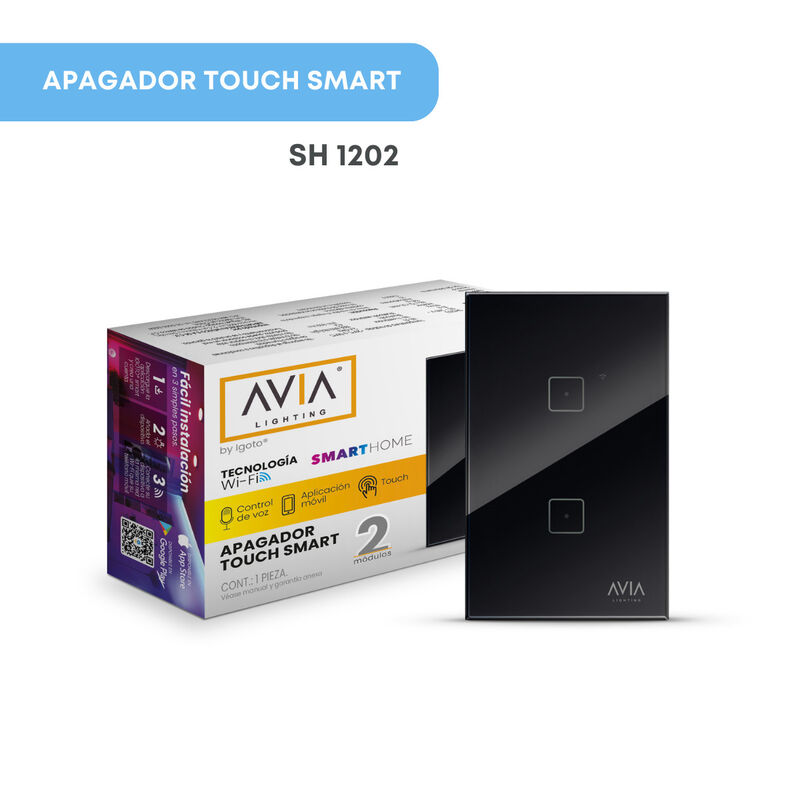 Pack 5 piezas Apagador De Pared Touch De Tres M... image number null