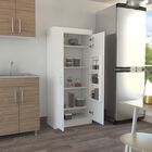 Mueble Alacena Modelo Varese Con 4 Repisas Color Blanco