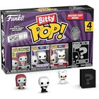 The Nightmare Before Christmas, Funko Bitty Pop!, Paquete De 4 Mini Figuras, Sally, Jack Skellington, Zero & Mystery Chase