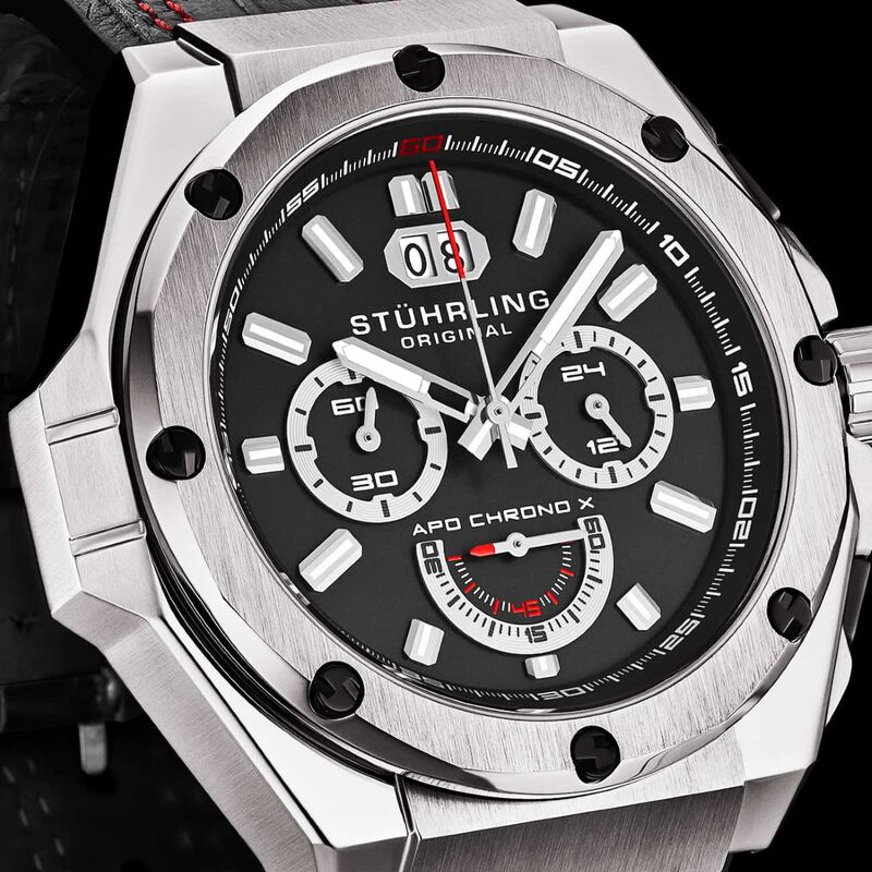 Reloj Stuhrling para hombre 1018.01 cronógrafo ... image number null