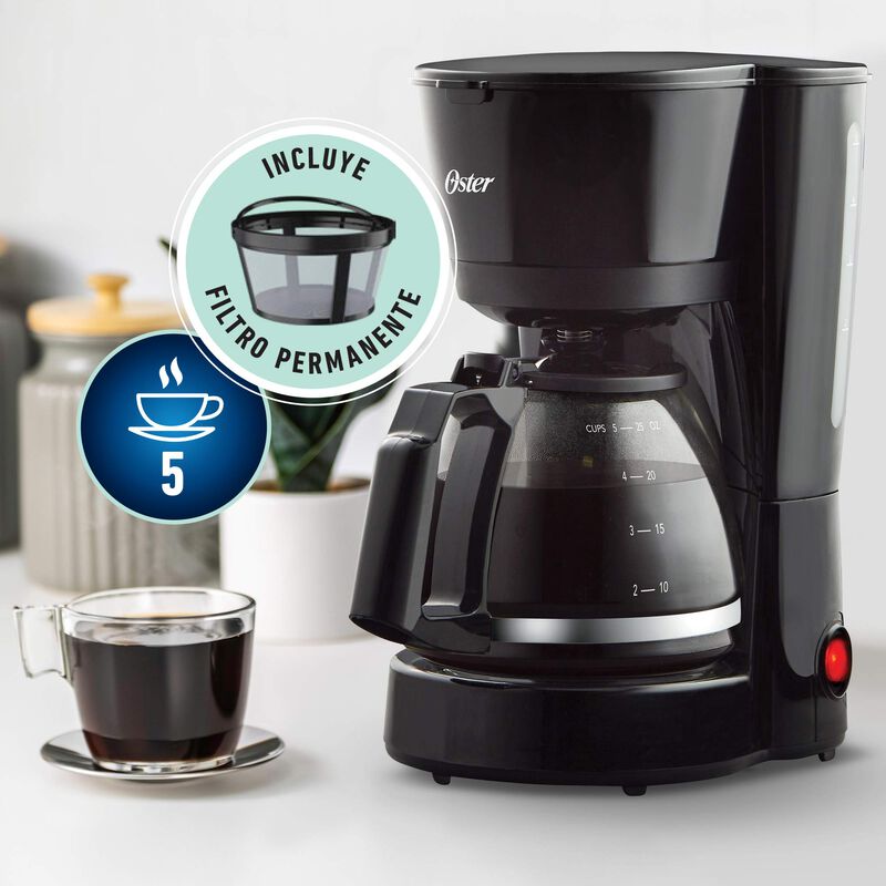 Cafetera Oster 5 Tazas Filtro Permanente image number null