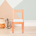 Silla N&oacute;rdica Blanca de Madera para Ni&ntilde;os Peque&ntilde;os Y Ni&ntilde;as Peque&ntilde;as