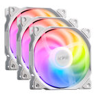 Kit de 3 Ventiladores XPG Vento, 120mm, 1200RPM, ARGB, Color Blanco