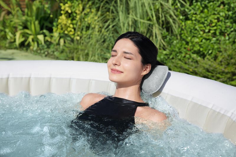 Almohada acolchonada para jacuzzi color gris image number null