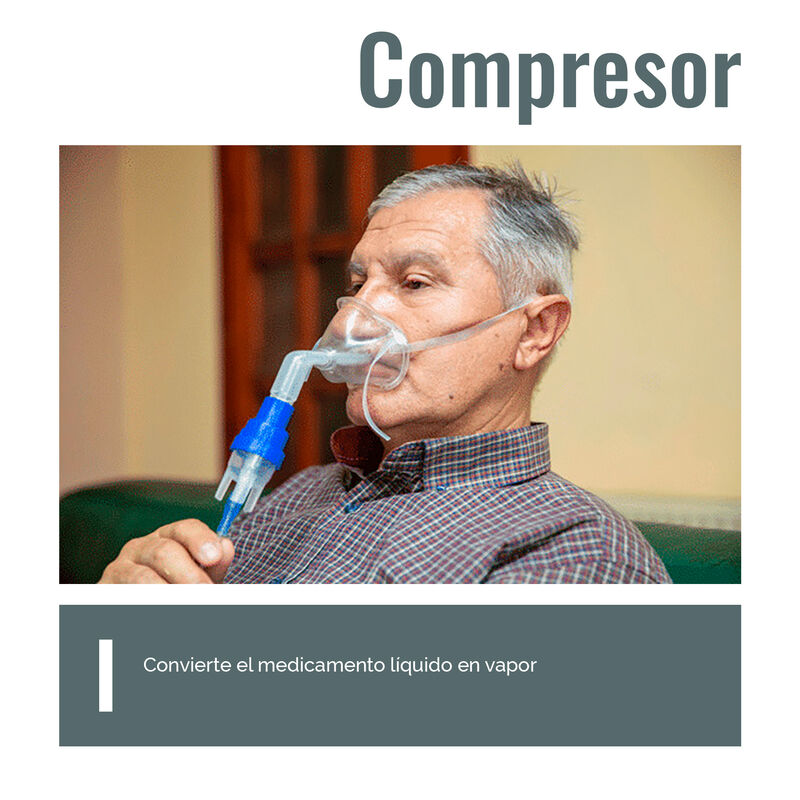 Nebulizador Compresor Silencioso Adulto Infanti... image number null