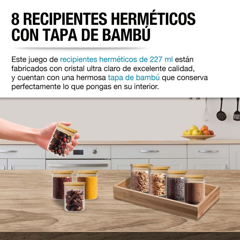 Recipientes Hermeticos de Vidrio CASA LITUS image number null