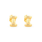 Aretes De Oro Amarillo De 10K (Letra I)