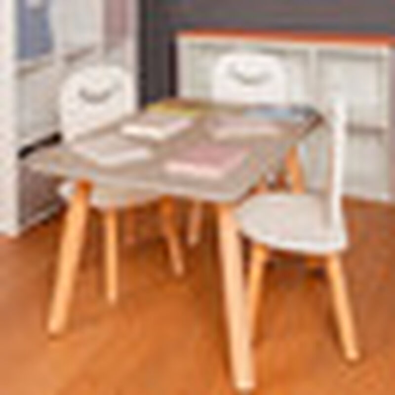 Mesa Rectangular Amplia de Madera para Niños Y ... image number null