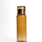 Jarra de Bur&oacute; de Vidrio Soplado Chocolate Marea Baja