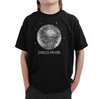 Camiseta Word Art Para Ni&ntilde;o - Disco Ball - Negro