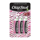 Classic Cherry b&aacute;lsamo labial, ChapStick, 3 tubos de 0.15oz