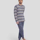 Pijama de Rayas Vigor&eacute; Gris