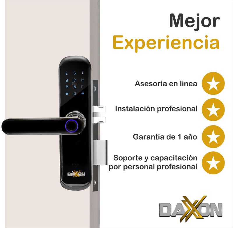 Cerradura Chapa Inteligente Wi-Fi Mod-B110 Daxx... image number null
