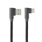 Cable Datos HUNE USB-A a USB-C Sustentable 1.2m Roca Gris Ecologico