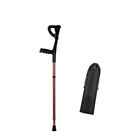 Muleta Canadiense Plegable Aluminio &mdash; Muleta Antebrazo Ergon&oacute;mica Ajustable 83-93 cm, Plegada 51 cm con Bolsa de Transporte (Bronce)