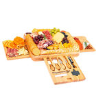 Tabla para Quesos Grande de Bamb&uacute; con Cuchillos Bluelander