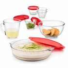 Juego De Reposter&iacute;a 7 Piezas Con Tapas