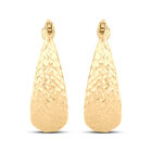 Arracadas Ovaladas De Oro Amarillo 14K (22 X 14.5Mm Aprox)