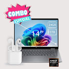 Combo Laptop Hp Omnibook X Flip 14" Ryzen Ai7 1tb 24gb Ram Touch 14-fk0033dx + Audifonos Bluetooth