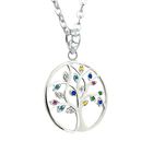 Collar de Mujer Plata .925 &Aacute;rbol de la vida Zvezda