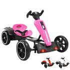 Montable Electrico para Ni&ntilde;os Go Kart Luz Sonido Bluetooth Bater&iacute;a 12v - Rosa