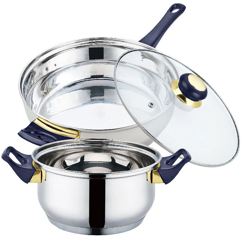 Batería De Cocina 12 Piezas Acero Inoxidable - ... image number null