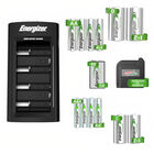Cargador Universal Energizer Pilas AA,AAA,C,D, 9V + Probador