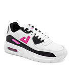 Apoort Tenis deportivo para mujer blanco negro fucsia